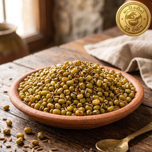 Roasted Moong Jeera Gujarati snack